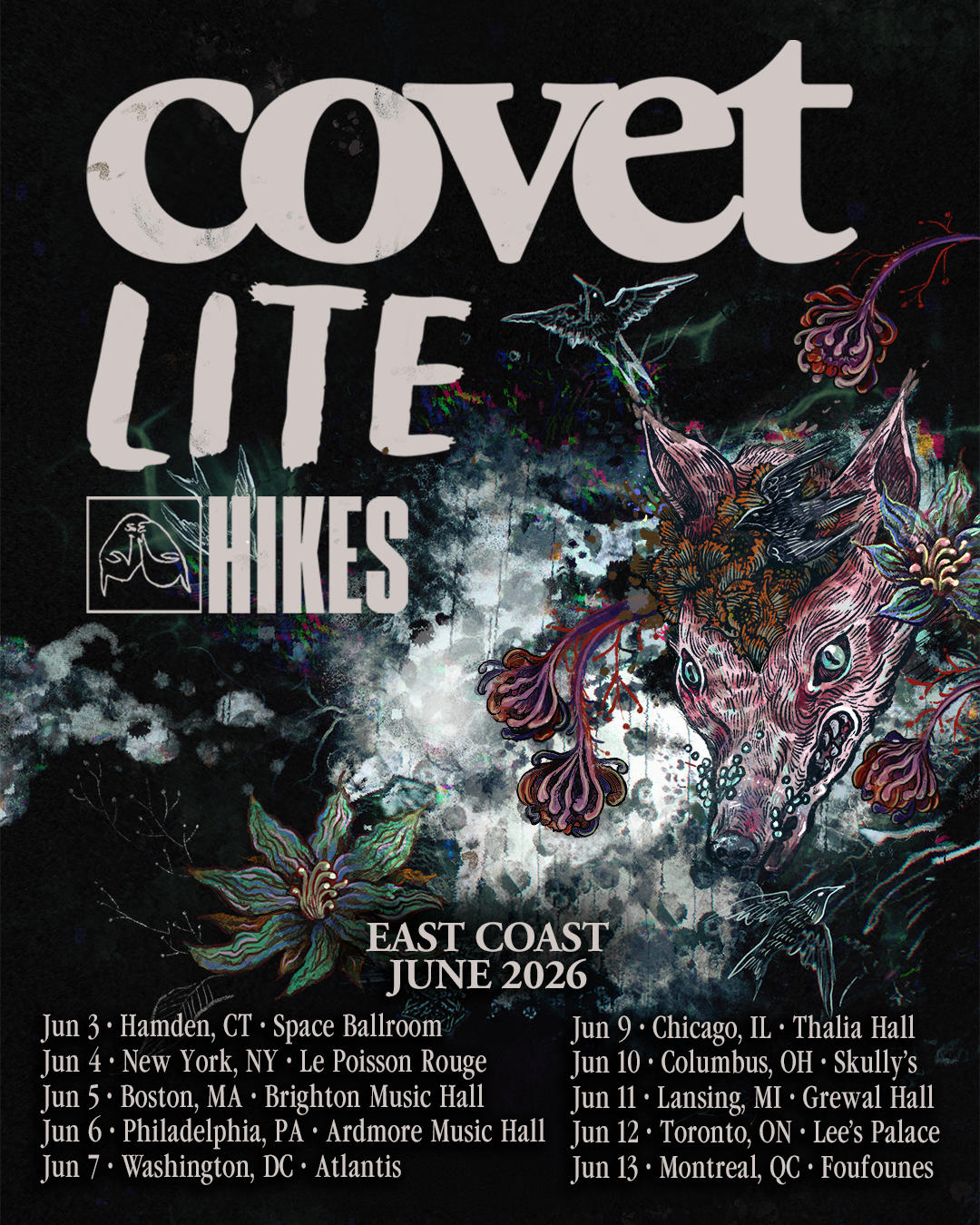 6月にCovet&HIKESと回る